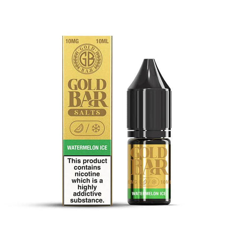 Gold Bar SaltsGold Bar Salts Watermelon Ice Nic Salt 10ml 10mg