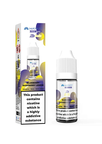 Hayati Pro Max Nic Salts Blue Raspberry Lemon Nic Salt eLiquid 10ml 10mg