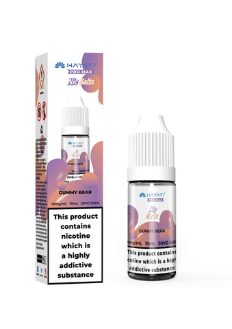 Hayati Pro Max Nic Salts Gummy Bear Nic Salt eLiquid 10ml 10mg