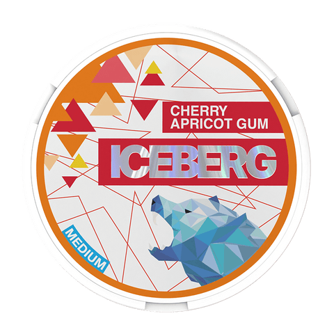 Iceberg Cherry Apricot Gum Nicotine Pouches Medium