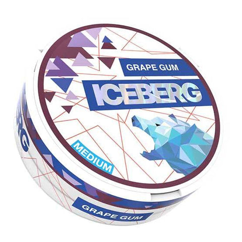 Iceberg Grape Gum Nicotine Pouches Medium