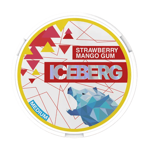 Iceberg Strawberry Mango Gum Nicotine Pouches Medium