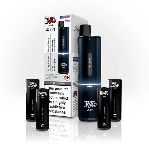 IVG Air 2400 Black Edition Prefilled Pod Vape