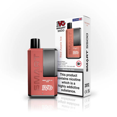 IVG SMART 5500 Red Apple Ice 5500 Disposable Vape 20mg