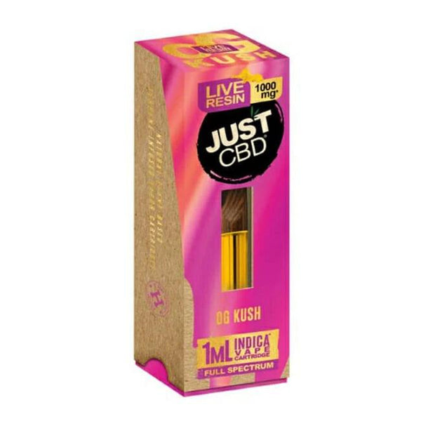 Just CBD OG Kush 1000mg Live Resin CBD Cartridge – Royal Vapes