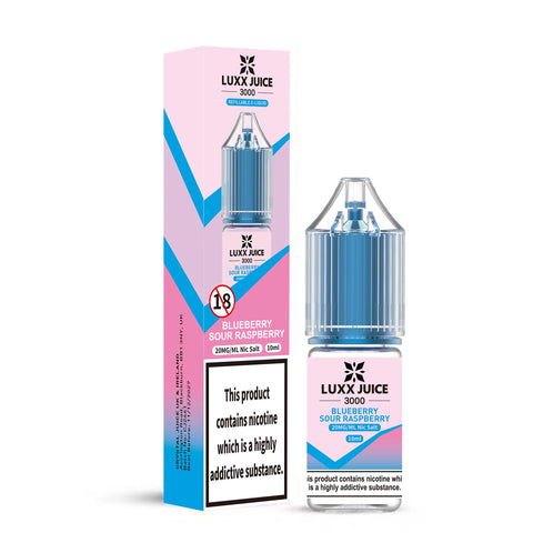 Luxx Juice 3000 Blueberry Sour Raspberry Nic Salt 10ml 10mg