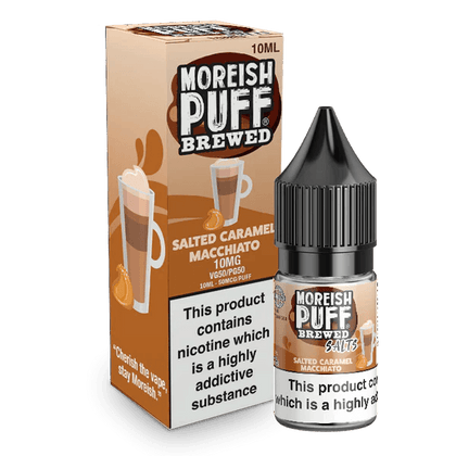 Moreish Puff Salted Caramel Macchiato Nic Salt 10ml 10mg