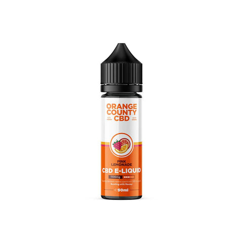 Orange County CBD Pink Lemonade CBD eLiquid 50ml 1500mg