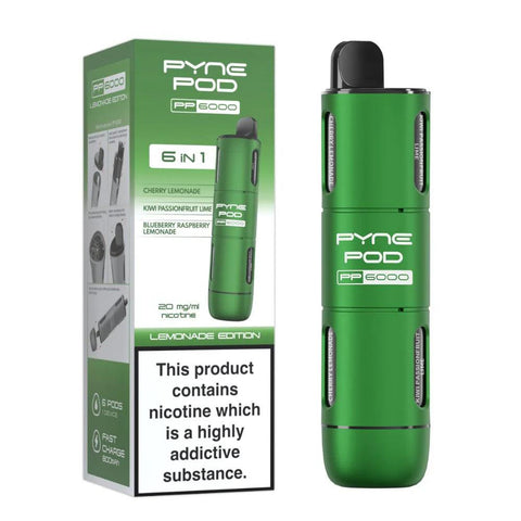 Pyne Pod PP6000 Lemonade Edition (6 in 1) 6000 Disposable Vape