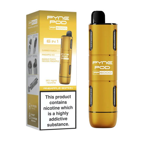 Pyne Pod PP6000 Pineapple Edition (6 in 1) 6000 Disposable Vape