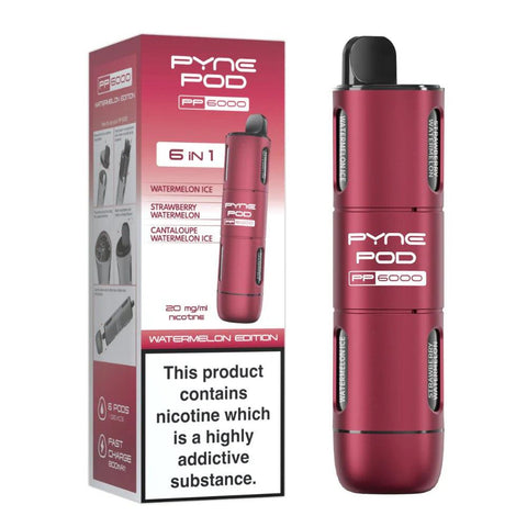 Pyne Pod PP6000 Watermelon Edition (6 in 1) 6000 Disposable Vape