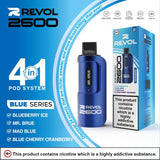 Revol 2600 Blue Series (Multi Flavour) 2600 Prefilled Pod Vape