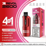 Revol 2600 Cherry Series (Multi Flavour) 2600 Prefilled Pod Vape