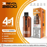 Revol 2600 Fruit Series (Multi Flavour) 2600 Prefilled Pod Vape