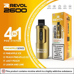 Revol 2600 Pineapple Series (Multi Flavour) 2600 Prefilled Pod Vape