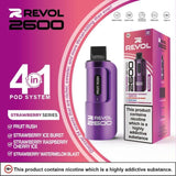Revol 2600 Strawberry Series (Multi Flavour) 2600 Prefilled Pod Vape
