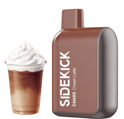 SideKick Cream Latte Caffeine Disposable 0mg