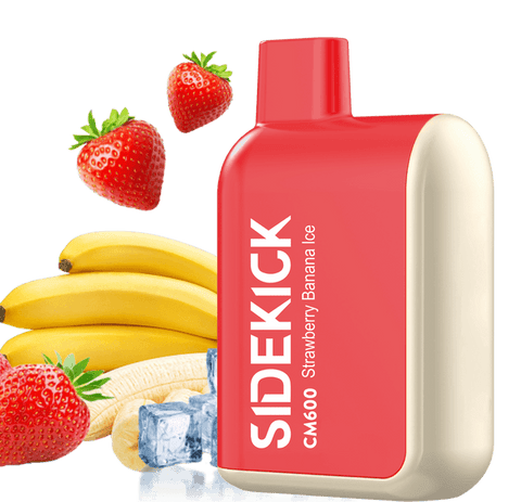 SideKick Strawberry Banana Ice Caffeine Disposable 0mg