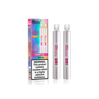 Sikary 1200 by SKE Cherry Ice Disposable Twin Pack