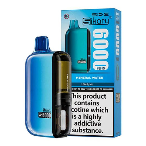 Sikary S6000 Mineral Water 6000 Disposable Vape 20mg