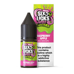 Six Licks Tongue Twisters Raspberry Apple Nic Salt 10ml 10mg