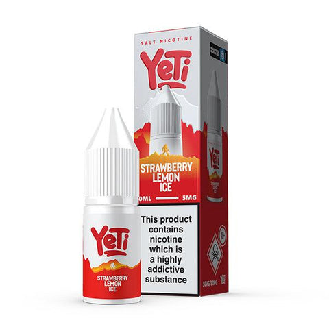 Yeti Summit Strawberry Cherry Raspberry Ice Nic Salt eLiquid 10ml 5mg