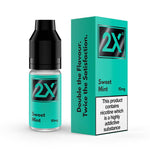 2X e-liquids Sweet Mint Nic Salt 10ml 10mg