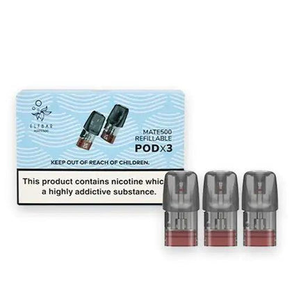 Elf Bar Mate 500 Refillable Pods (3 Pack)