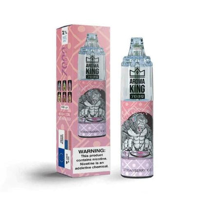 Aroma King 7000 Strawberry Ice 7000 Disposable 0mg