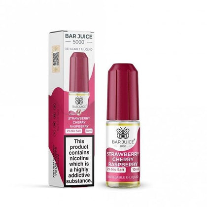 Bar Juice 5000 Strawberry Cherry Raspberry Nic Salt 10ml 10mg