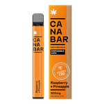 CANABAR Raspberry + Pineapple CBD Disposable Vape 500mg