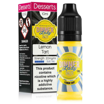 Dinner Lady Lemon Tart Nic Salt 10ml 10mg