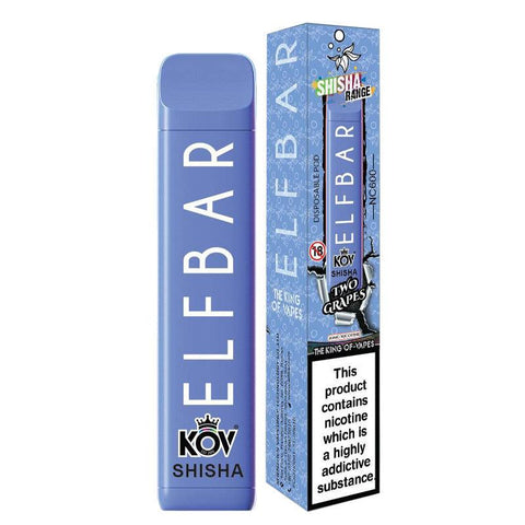 Elf Bar KOV Shisha Two Grapes Disposable