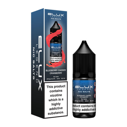 Elux Legend Nic Salts Blueberry Cherry Cranberry Nic Salt 10ml 10mg