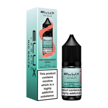 Elux Legend Nic Salts Kiwi Passionfruit Guava Nic Salt 10ml 10mg