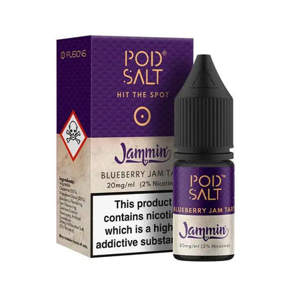 Pod Salt Fusions Jammin Blueberry Jam Tart Nic Salt 10ml 11mg