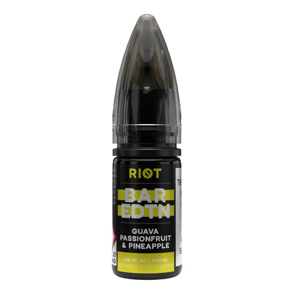 Riot BAR EDTN Guava Passionfruit Pineapple Nic Salt 10ml 10mg