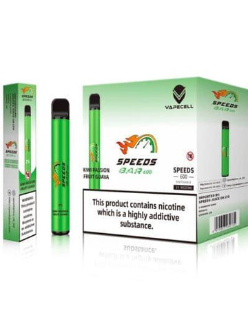 Vapecell Speeds Bar Kiwi Passionfruit Guava Disposable 20mg