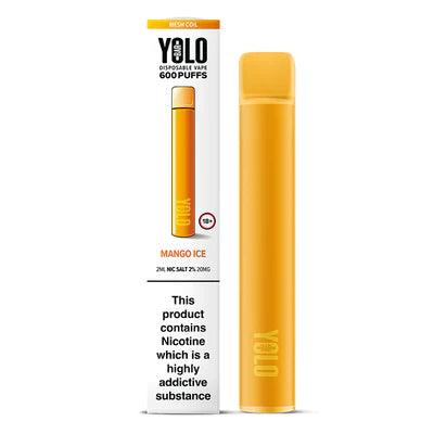 Yolo Bar M600 Mango Ice Disposable